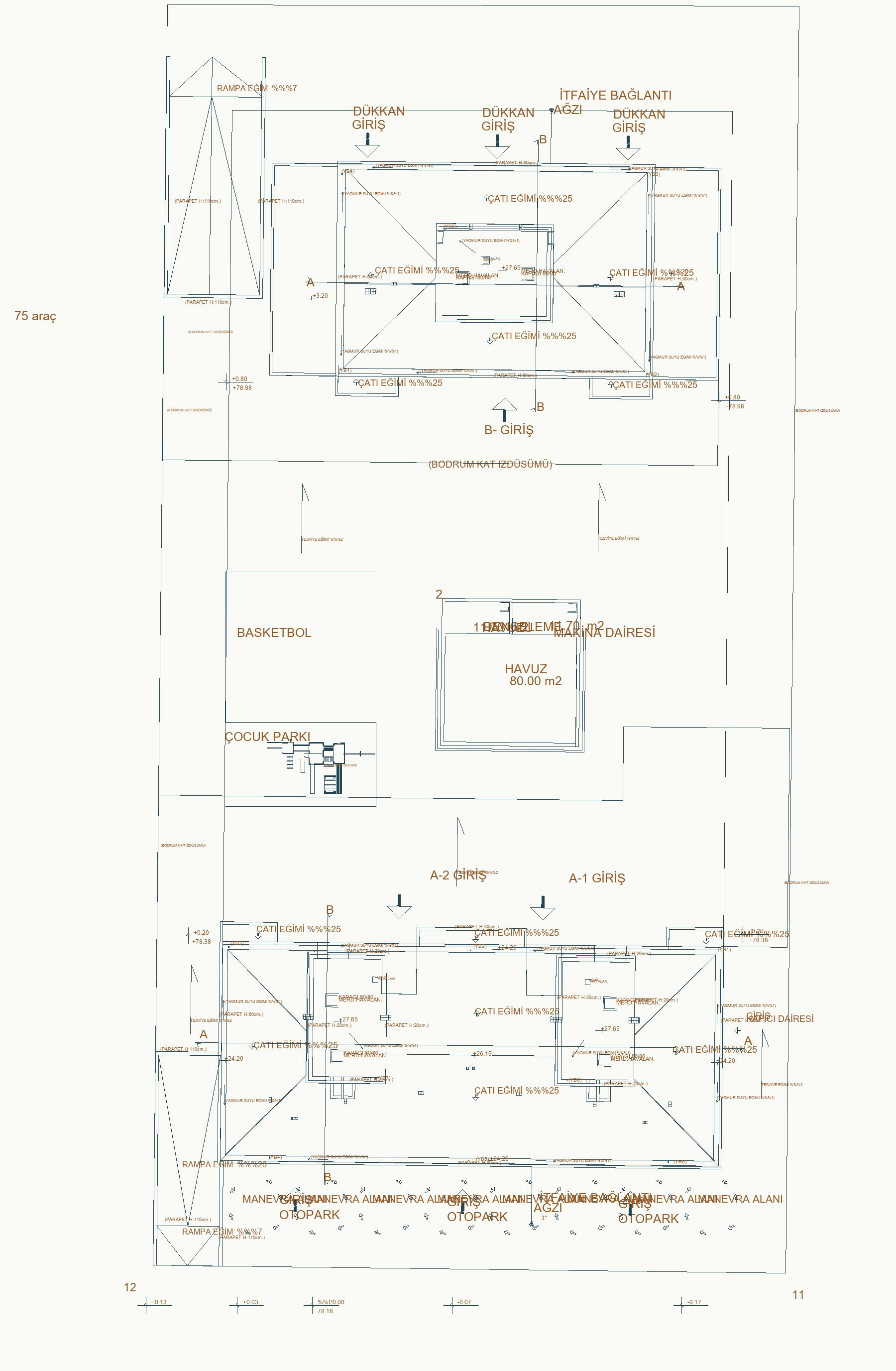 DWG vaziyet planı